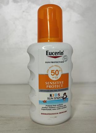 Солнцезащитный спрей для детей с spf 50+ eucerin1 фото