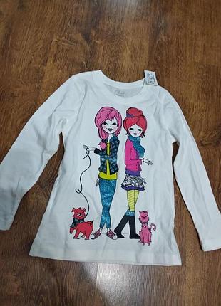 Реглан на 5-6 років children place c глітером логгслів кофта