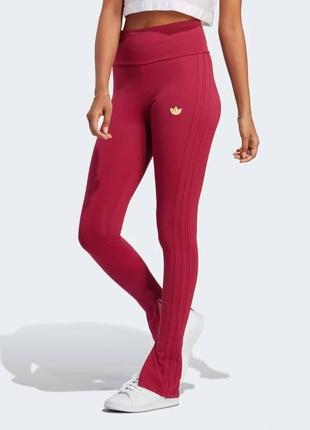 Лосины леггинсы брюки с застежками внизу adidas originals class of 72 leggings red ia8337 оригинал3 фото