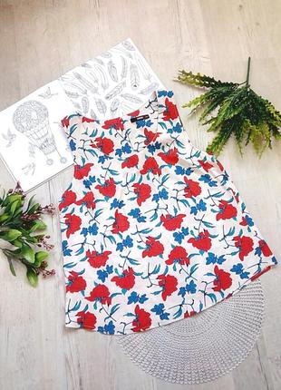 Яскрава блузка блуза кофта кофточка квітковий принт мак маки фірмова святкова