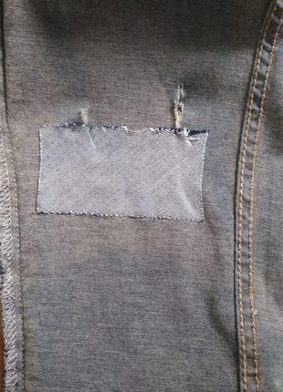 Бомбовые стрейчевые джинсы с высокой талией denim, р. 40.7 фото