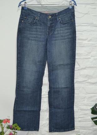 Брендовые джинсы 👖 прямого покроя  c легким эффектом потертости2 фото