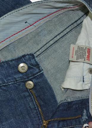 Брендовые джинсы 👖 прямого покроя  c легким эффектом потертости4 фото
