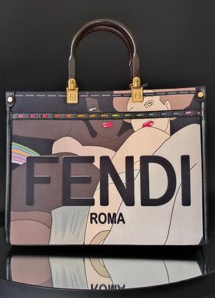 Fendi sunshine girls black