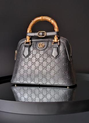 Gucci alma bag black 26x20x10см