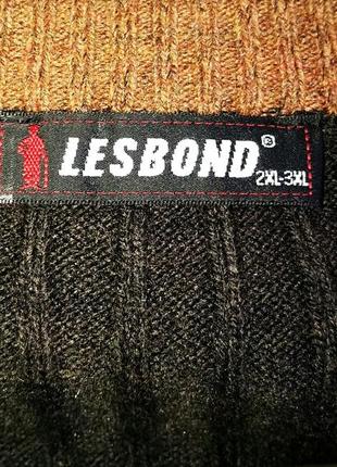 Lesbond полушерсть джемпер полувер свитер мужской 6