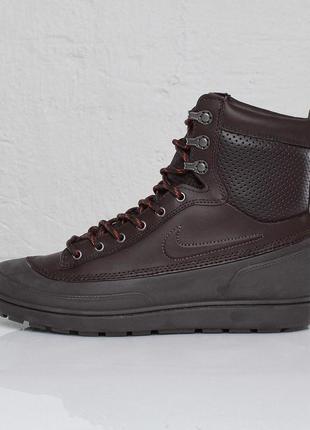 Ботинки nike tychee mid нат. кожа brown2 фото