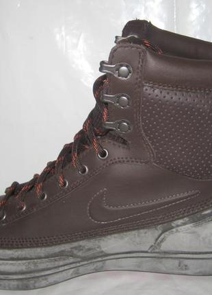 Ботинки nike tychee mid нат. кожа brown7 фото