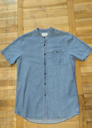 Джинсовая рубашка topman