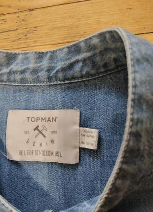 Джинсовая рубашка topman2 фото