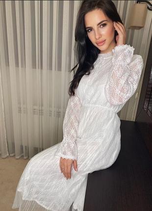 Сетевое платье