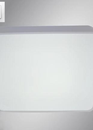 Керована світлодіодна люстра onix 60w s-on/off- 450х450х60-white/white- 220-ip20