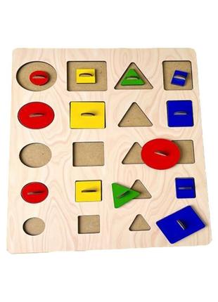 Розвивальні вкладки "розміри" (псд210) psd210 геометричні