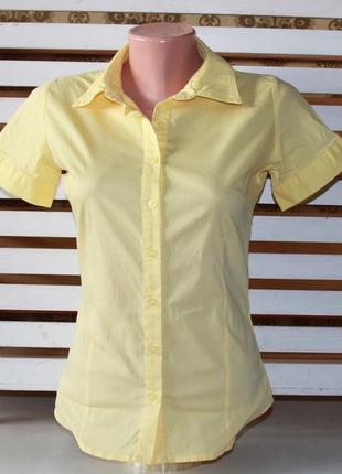 Рубашка светло-желтая классическая2 фото