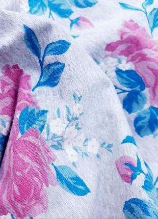 Нежный джемпер в цветочный принт качественный свитерок3 фото
