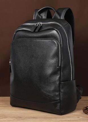 Рюкзак чоловічий шкіряний для ноутбука вмісткий рюкзак для хлопчиків з шкіри тренд 2023