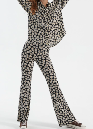 Сорочка принт ромашки