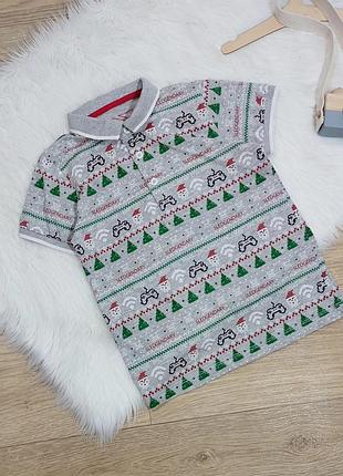 Matalan, детская футболка-поло на 6 лет, идеальное состояние
