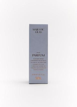 Zara majestic lilas edp 30 мл
