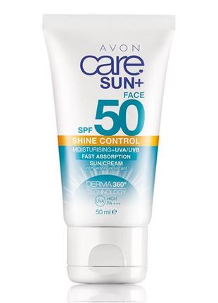 Сонцезахисний матуючий крем для обличчя spf 50 150ml