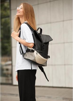 Жіночий рюкзак портфель з відділом для ноутбука2 фото