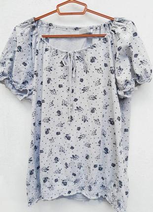 Летняя кофта блузочка натуральная батал от бренда canda4 фото