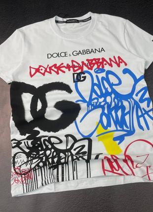 💜есть наложка 💜lux качество 🩵 чоловіча   футболка "dolce gabbana"🩵 количество ограничено 📌