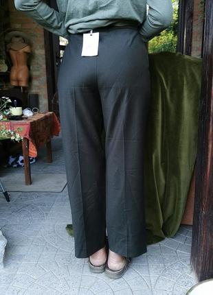 Нові вовняні штани-штани висока посадка прямі стрейч офісні базові зі стрілкою country casuals5 фото