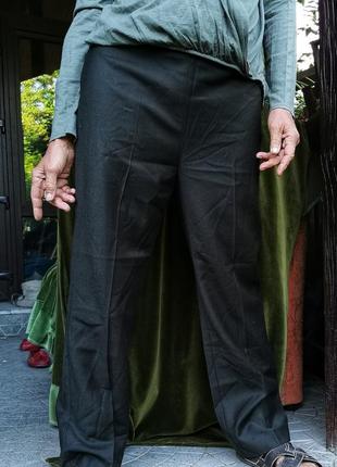Новые шерстяные брюки штаны высокая посадка прямые стрейч офисные базовые со стрелкой country casuals2 фото