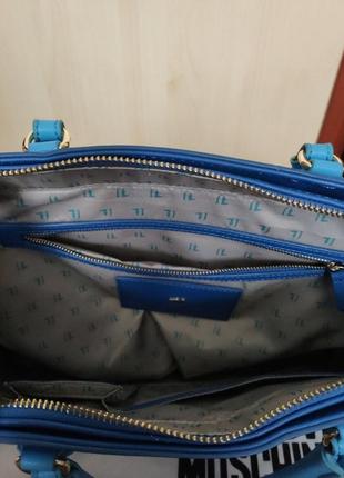Женская сумка, известного бренда trussardi.6 фото