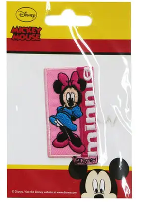 Наклейка на одежду "мини маус" mickey mouse disney pav-10152