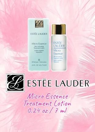 Тоник / выравнивающий флюид для сияющей кожи - estée lauder - micro essence treatment lotion1 фото