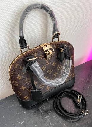 Сумка louis vuitton alma brown