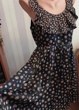 Легка брендова сукня платье сарафан плиссе тед бейкер