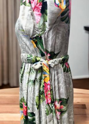 Платье миди из вискозы батал р.46(на 52укр)3 фото