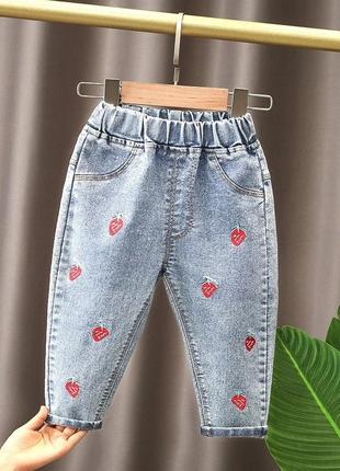 Стильные джинсы для девочки2 фото