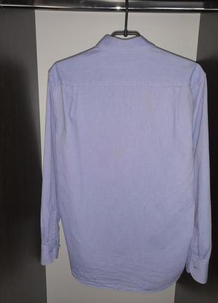 Чоловіча сорочка блакитного кольору 100% бавовна розмір м(39-40) andrew james3 фото