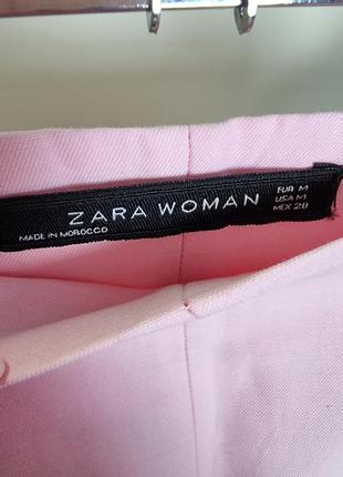 Брюки льняные широкие zara4 фото