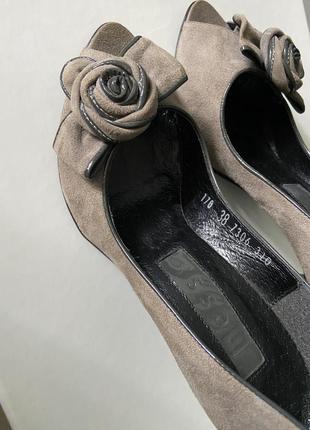 Туфли женские из замша 38 размер3 фото