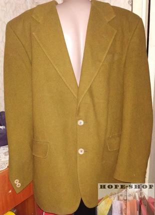 Пиджак мужской шерстяной,олива 48/525 фото