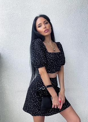 Костюм літній легкий юбка і топ  «loli»