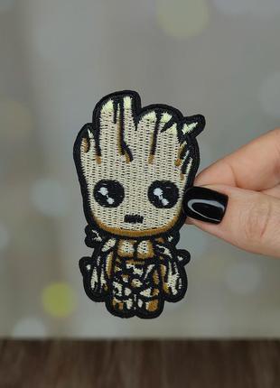 Нашивка, патч "грут. groot. марвел. marvel"  (наш0032)