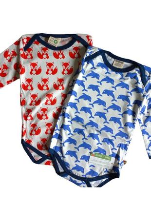 Набор из двух бодиков 74-80 см