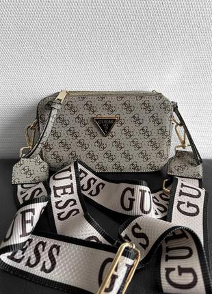 Брендова сумка guess crossbody grey