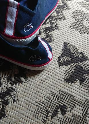 Брендові фірмові легкі літні демісезонні кеди кросівки lacoste malahini deck, оригінал,нові,розмір 47.8 фото