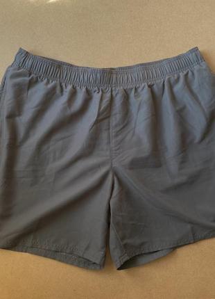 Чоловічі пляжні шорти nike (xxl, великий розмір, мужские шорты найк)2 фото
