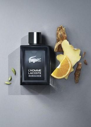 Туалетная вода l'homme lacoste timeless от lacoste 🌿🍋 объём 3мл3 фото