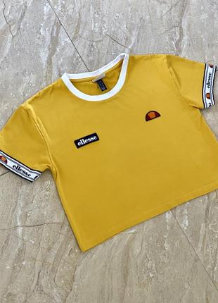 Топ ellesse оригинал/футболка ellesse/укорочённая футболка ellesse/спортивный топ ellesse