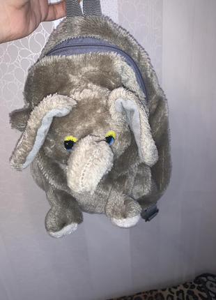 Рюкзак детский мягкий слон3 фото