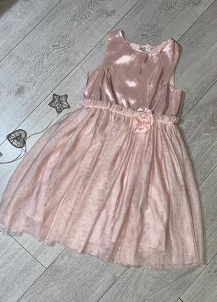 Красива трендова сукня для дівчинки 10 років